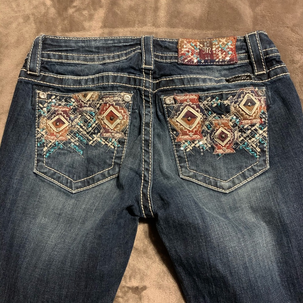 Miss Me long length jeans.